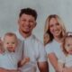 An amazing moment Brittany and Patrick Mahomes share their new family portraits with adorable matching T-shirts