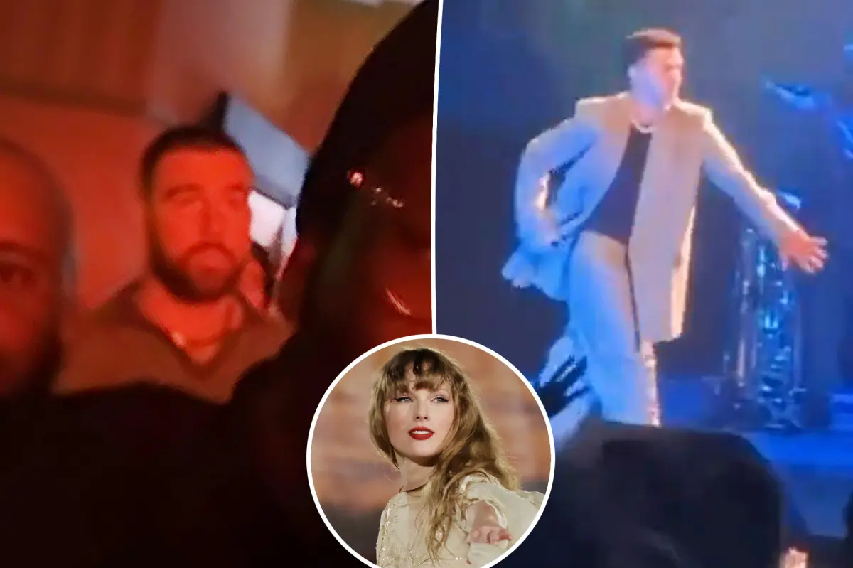 Travis Kelce attends Justin Timberlake’s concert without Taylor Swift