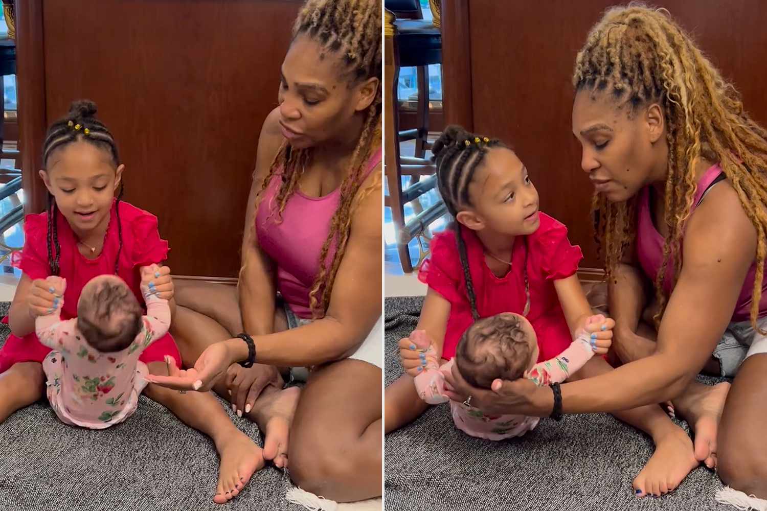 "This is horrible... gonna be so sick" - Serena Williams & daughter Olympia recent action stir Controversy ' got fans thinking otherwise