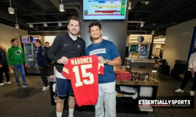 Chiefs star Patrick Mahomes' special gift to Luka Doncic after attending Mavericks game
