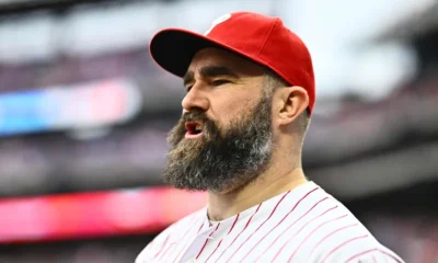 Jason Kelce Defends Wife Kylie After Harrison Butker Podcast Episode