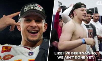 Patrick Mahomes does not give AF… he has embraced his Dad Bod, and he just laughs all the way to the bank & one Super Bowl after another