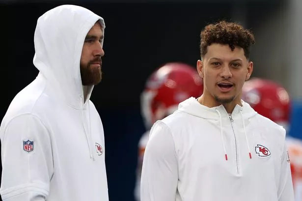 At war! Patrick Mahomes 'attacks' Travis Kelce for encroaching on his territory and his teammate shames him with epic response