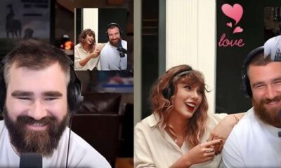 Travis and Jason Kelce's 'New Heights' Podcast Features Taylor Swift: Travis Talks Engagement Amid Taylor's Beaming Smile
