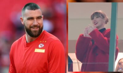 Fans Say Travis Kelce ‘Ain’t Slick’ After Seemingly Catching Him Looking at Taylor Swift in New Video