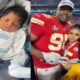 Chiefs’ Chris Jones celebrates the arrival of his first child with his girlfriend. extend your warm wishes...congratulations to the growing family