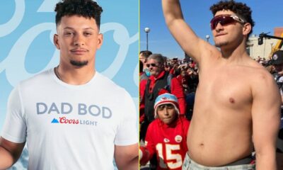 Patrick Mahomes' Dad Bod diet: Chief's quarterback loves a cheat meal from Chick-Fil-A or Chipotle and can tuck away TEN ice-creams per night (says Brittany)... but what late-night snack is his guilty pleasure?