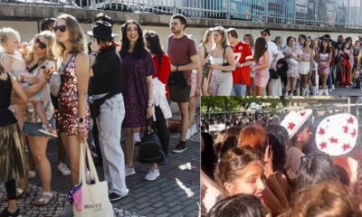 Taylor Swift's Eras Tour show in Lisbon descends into chaos as furious fans tear down a fence after learning the show had been delayed by an hour