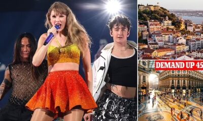 Taylor Swift fans desperate to see the superstar's Eras Tour are causing a spike in European air travel, United Airlines has revealed.