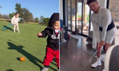 Brittany Mahomes Shares Footage of Son Bronze with Golf Club and Daughter Sterling in Princess Dress at Golf Course