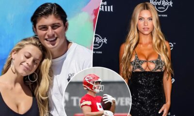 CHIEFS COUPLE Kansas City Chiefs WR Louis Rees-Zammit’s rumored new girlfriend Xandra Pohl stuns in revealing outfit at SI party