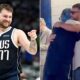 Luka Dončić Shared a Cool Moment With Travis Kelce After Mavs' Game 3 Win