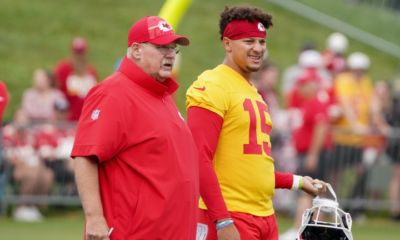 Andy Reid: Kansas City’s newest wideout is already raising eyebrows in Phase 3 of its offseason workouts...Hollywood Brown, Patrick Mahomes showing early chemistry