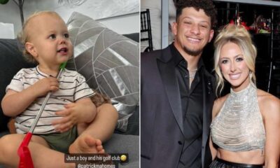 Brittany Mahomes Shares Cute Photo of Son Bronze, 17 Months: 'Just a Boy and His Golf Club'