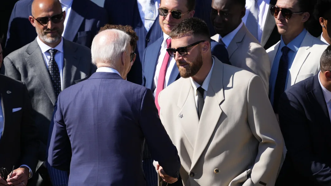 Travis Kelce Gave the Perfect Speech to America During Chiefs’ White House Visit