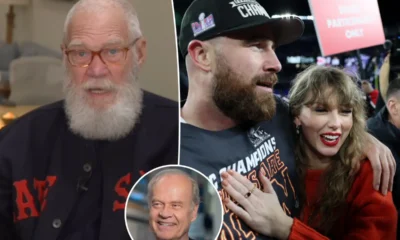 David Letterman slams Taylor Swift’s NFL critics while hilariously mixing up Travis Kelce and Kelsey Grammer