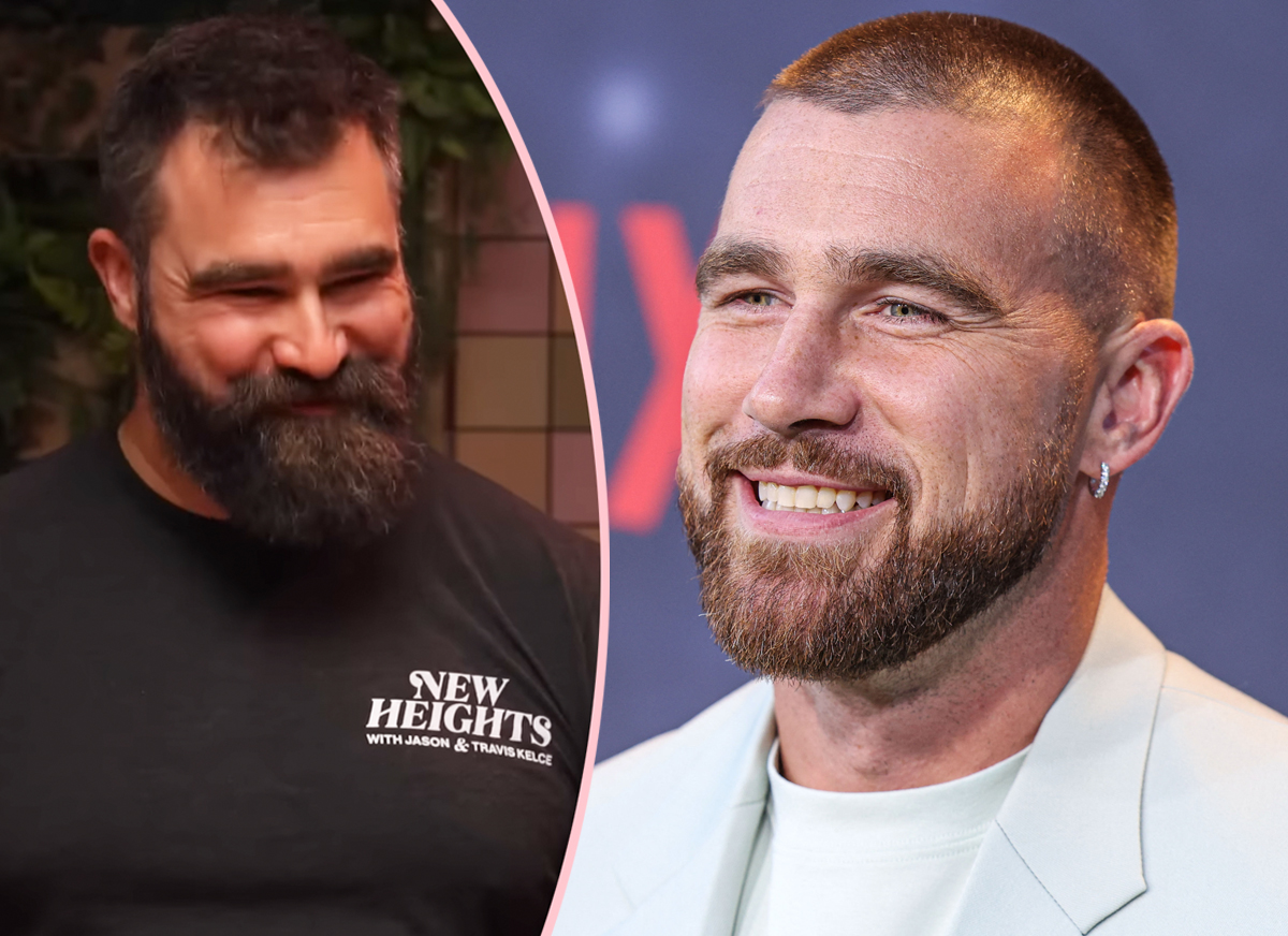 Jason Kelce responds humorously to brother Travis' joke with Joe Biden at White House visit