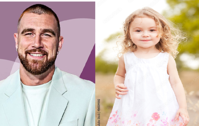 Meet Travis Kelce 2 YO Longtime hiden Daughter A V a Kelce looks exactly like Dad … Taylor swift teary-eyed and Heartbroken finding out who the mother is