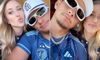 Patrick and Brittany Mahomes Rock Matching Jerseys at Cute Soccer Game Date