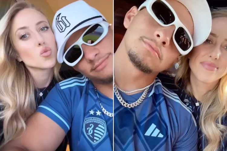 Patrick and Brittany Mahomes Rock Matching Jerseys at Cute Soccer Game Date