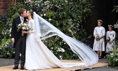 The biggest Society wedding of the year: Duke of Westminster and Olivia Henson were joined by glam aristocratic and royal guests at their Chester Cathedral wedding (but no sign of Prince Harry!)