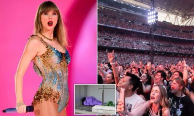 The European leg of Taylor Swift's Eras tour has got off to a controversial start - with campaigners saying her concerts are forcing homeless people out of Edinburgh and fans demanding the singer 'speak out' on the humanitarian crisis in Gaza.