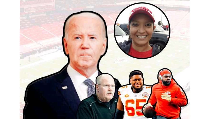 President Joe Biden honored former KC radio DJ Lisa Lopez-Galvin. He also praised Andy Reid, Trey Smith, Clyde Edwards-Helaire and other Chiefs players for helping calm other people down while on lockdown at Union Station after the shooting.