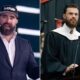 Jason Kelce appears to mock Chiefs star Harrison Butker with comical comment about washing his feet