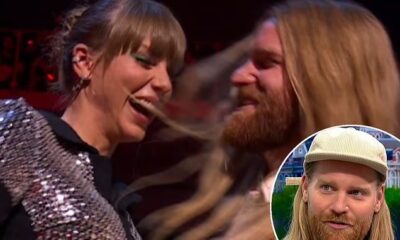 Sam Ryder recalls the time he 'yanked' Taylor Swift's earring out as he went in for a hug at the 2022 MTV Europe Music Awards in Dusseldorf