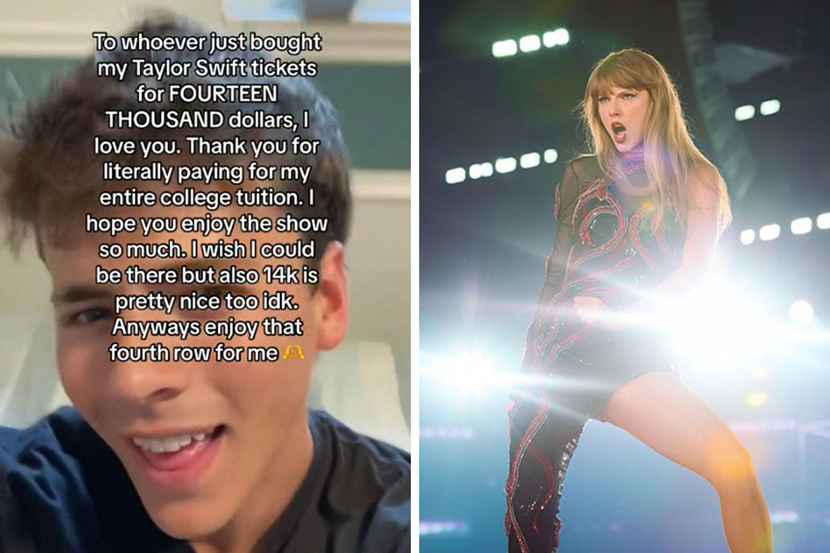 Man claims he sold his fourth-row Taylor Swift Eras Tour tickets for an eye-watering $14,000 - leaving the internet STUNNED