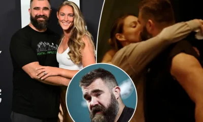 Jason Kelce Tearfully Remembers Moment He Met Wife Kylie in NFL Retirement Speech: 'An Aura Around Her'