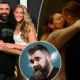 Jason Kelce Tearfully Remembers Moment He Met Wife Kylie in NFL Retirement Speech: 'An Aura Around Her'