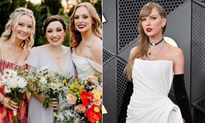 It's a Love Story! Bride hosts a Taylor Swift-themed WEDDING complete with Lover décor, special drinks, and LOTS of the star's music (and even earns a shoutout from the singer)