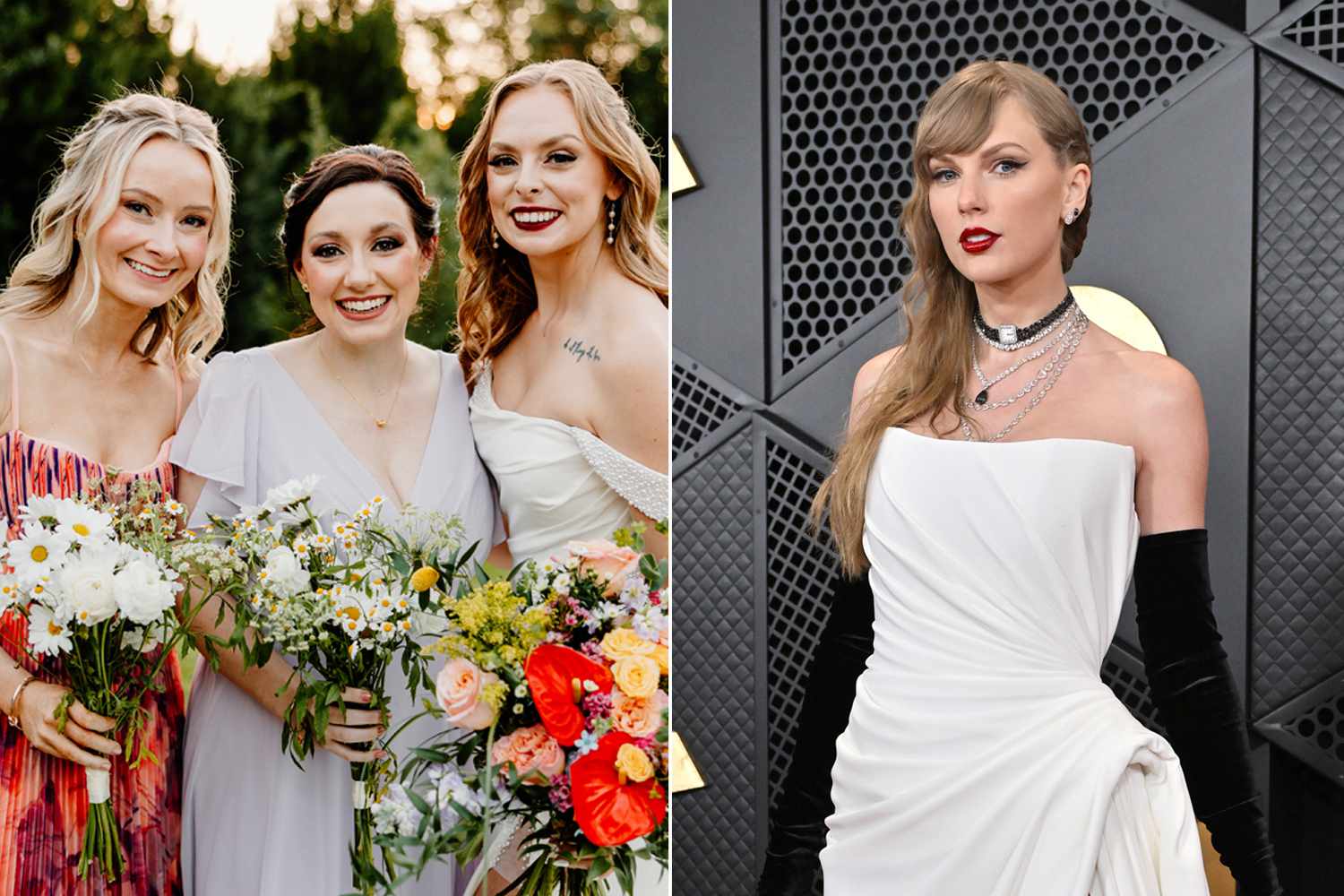 It's a Love Story! Bride hosts a Taylor Swift-themed WEDDING complete with Lover décor, special drinks, and LOTS of the star's music (and even earns a shoutout from the singer)