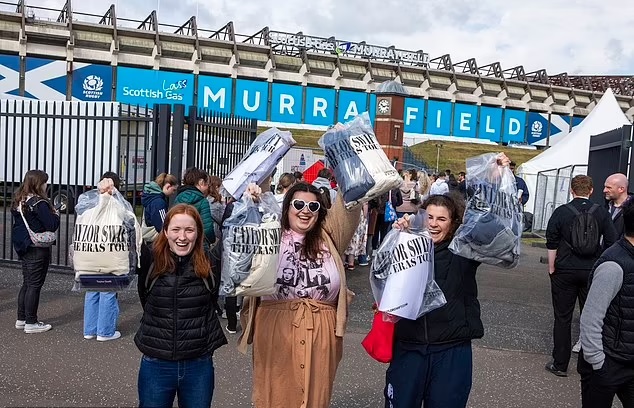ADRENALINE RUSH: Taylor Swift Edinburgh: Excitement builds at Murrayfield ahead of first night of the Eras Tour