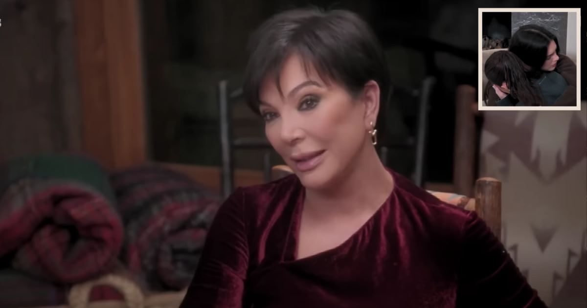 Kris Jenner Tears Up In Front of Her Daughters While Sharing The News Of Her Ovary Tumor Diagnosis...she look so scared