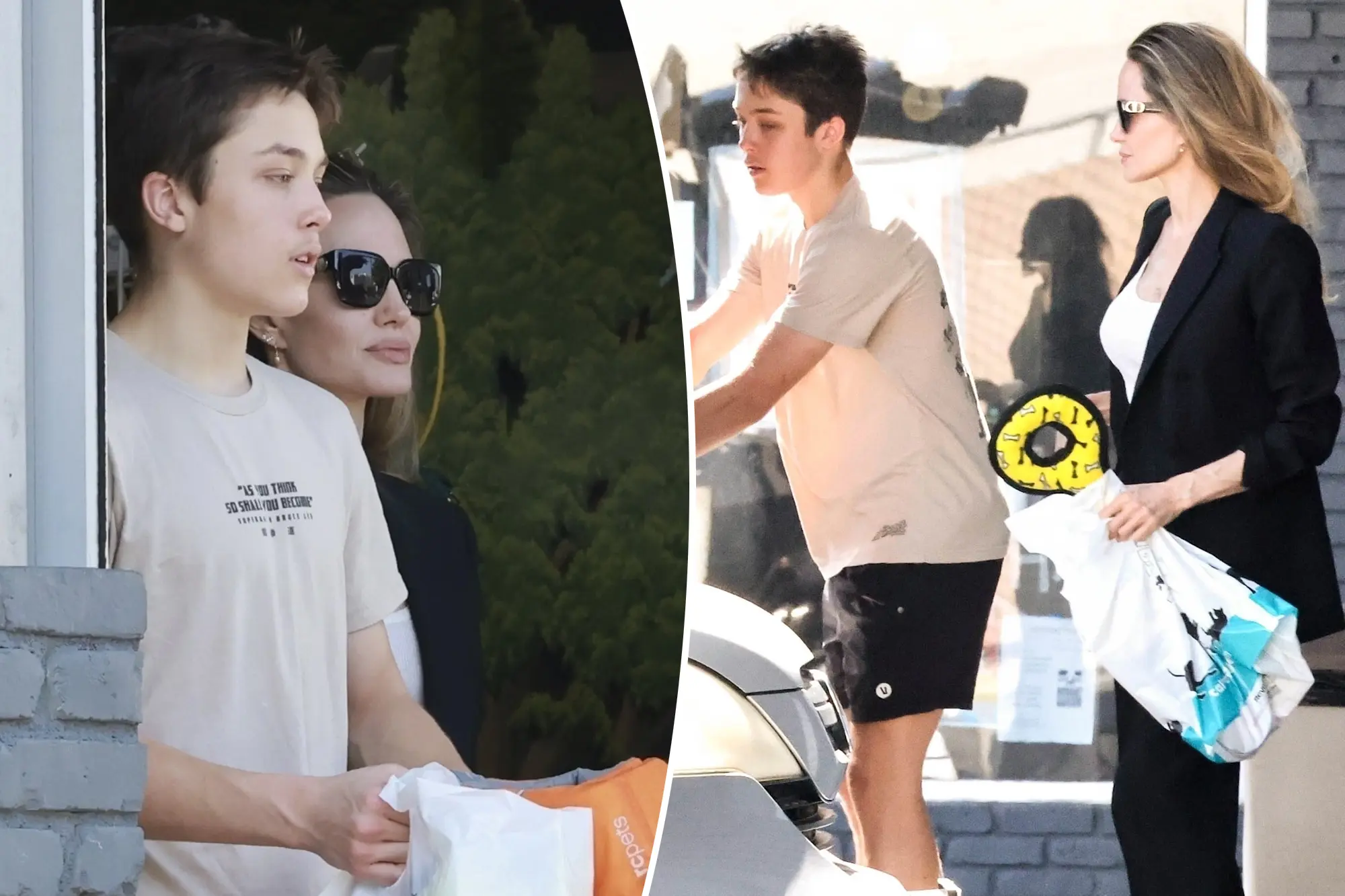 Angelina Jolie enjoys rare outing with son Knox, 15, in LA