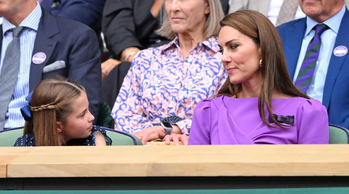 Princess Charlotte Adorably Reacts to Mom Princess Kate Receiving a Standing Ovation at Wimbledon. The young royal is clearly proud of her mother.