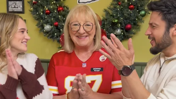 Christmas in July! Donna Kelce just announced she will be cast on “Holiday Touchdown: A Chiefs Love Story” 🎄🎬 📸: Hallmark