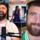 Taylor Swift made appearance on new heights recent episode as she Playfully GRABS Travis Kelce’s Attention Again in the Room while Watching her Boyfriend Travis Kelce record latest episode of New Heights Podcast with his Brother Jason Kelce – “Taylor, let your man concentrate.