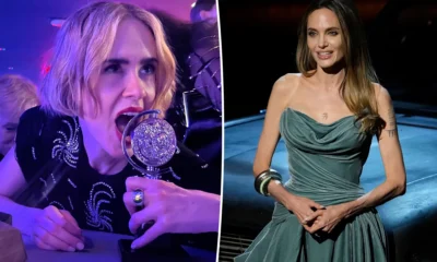 Red carpet ‘chaos’ at the 2024 Tony Awards: Sarah Paulson almost ‘body-checked,’ Angelina Jolie and others wait in line