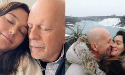 Bruce Willis' wife Emma remembers happier times with throwback photosas she took a trip down memory lane amid his worsening dementia battle.