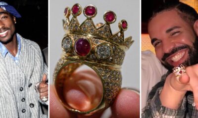 Drake Buys Tupac Shakur Ring for $1 Million in Historic Sotheby’s, The Tupac Shakur ring was last worn at his final appearance, Pac’s personalised gold, ruby and diamond crown bling now sits on the finger of a new hip-hop king… Read More