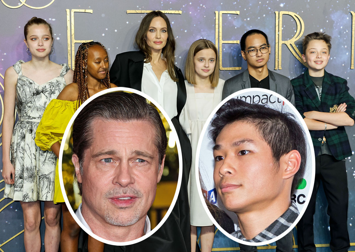 Angelina Jolie's Son Pax Calls Estranged Dad Brad Pitt A 'World Class A**hole' Who Makes Siblings 'Tremble In Fear'!