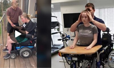 Watch touching video of Jade Almond, from Wigan, documentation of how she got support from parent and boyfriend and now she's able to stand without support after one year of accident that left her paralyzed