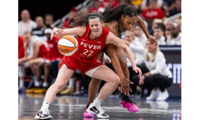 Caitlin Clark has once again etched her name in the league’s history books. Clark notched her fourth consecutive double-double, tied her own franchise record in assists & became the fastest guard in WNBA history to record 20 blocks. 🏀🔥