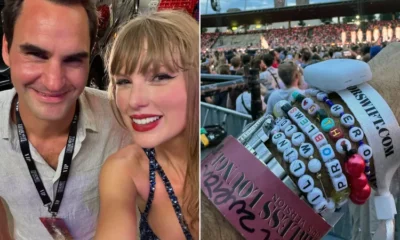 Roger Federer Shares Selfie with Taylor Swift After Attending Her Eras Tour, Showing Off His Stack of Friendship Bracelets: 'In My Swiftie Era'