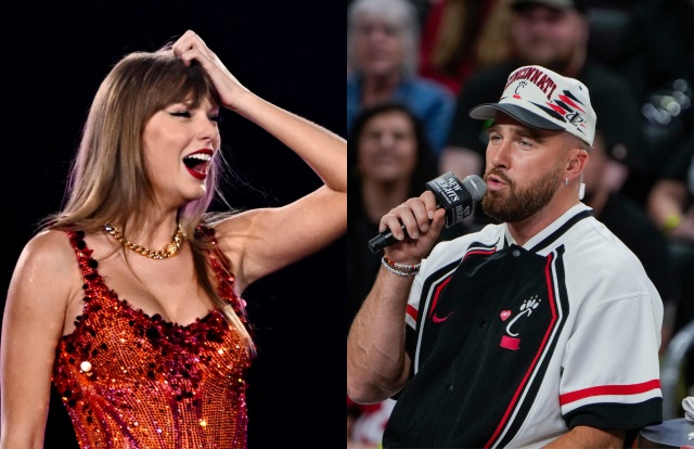 VIDEO: Travis Kelce Says ‘THIS ONE’S FOR TAYLOR’ As He Takes Home Karaoke Award After Belting Out Whitesnake