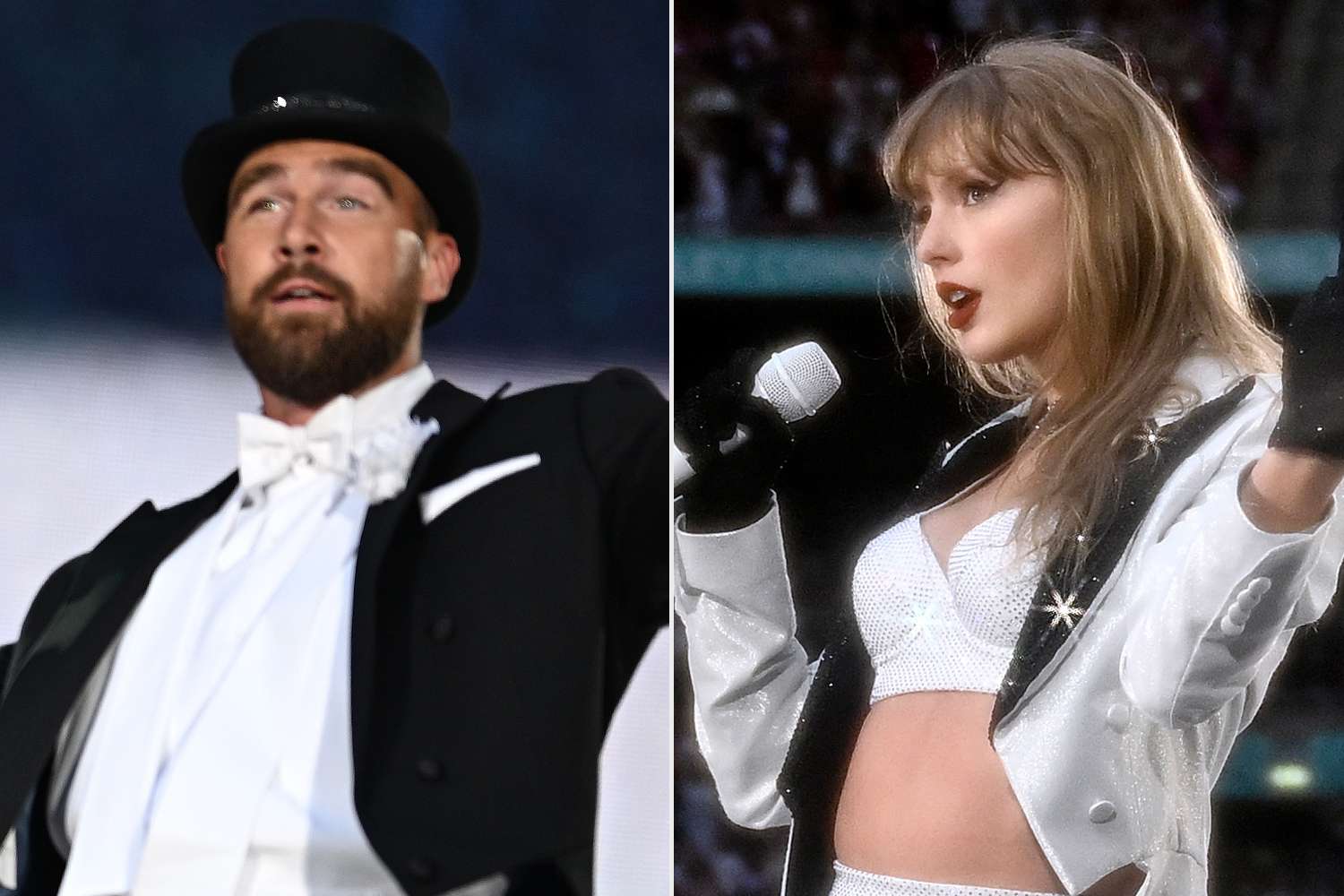 Taylor Swift reenacts boyfriend Travis Kelce's signature bow and arrow move AGAIN during sold-out show in Dublin